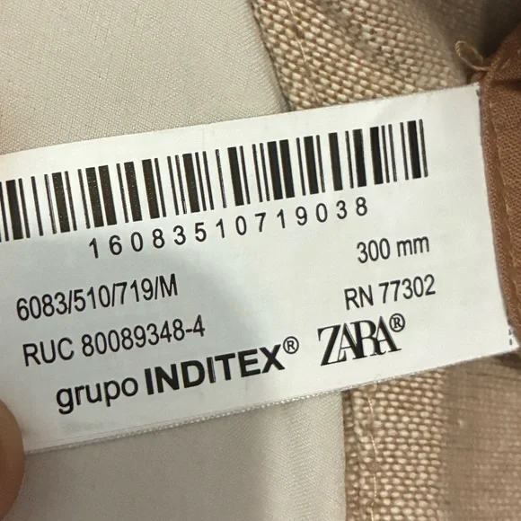 Zara NWT beaded shopper bag 6083/510 - Picture 9 of 9